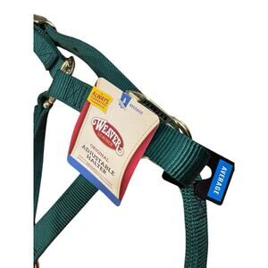 Weaver Original 1" Nylon Horse Halter Average Horse 800-1100 lbs Green New Tags